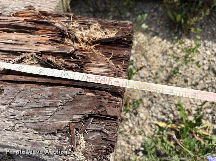 image for item MG9456 Approx. 24 bridge pilings