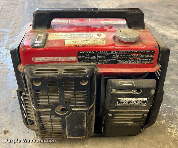 image for item MG9457 Honda EX1000  generator