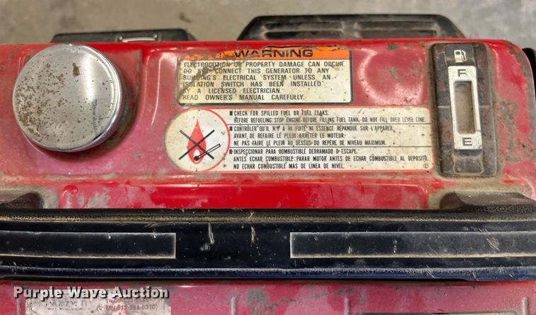 image for item MG9457 Honda EX1000  generator