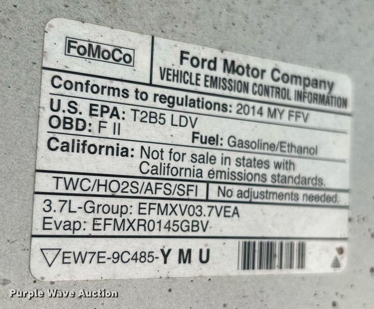 image for item MG9988 2014 Ford Taurus Police Interceptor