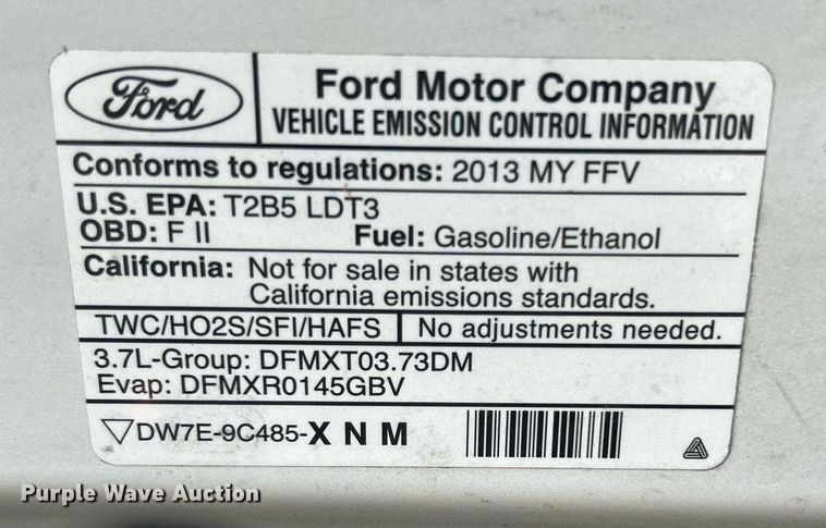 image for item MG9991 2013 Ford Explorer Police Interceptor  SUV