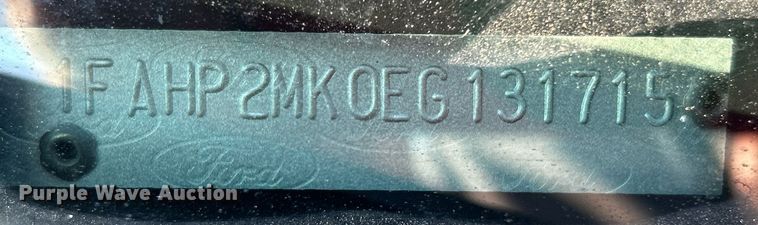 image for item MG9992 2014 Ford Taurus Police Interceptor