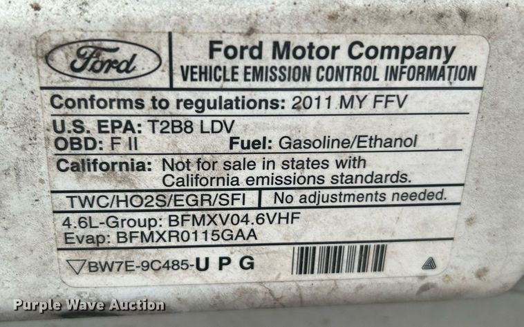 image for item MG9994 2011 Ford Crown Victoria Police Interceptor