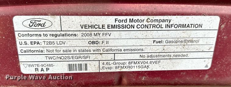 image for item MG9999 2008 Ford Crown Victoria Police Interceptor