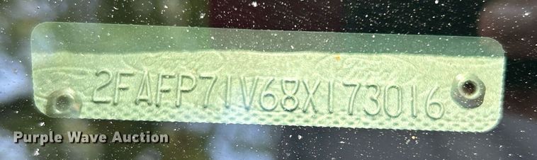 image for item MG9999 2008 Ford Crown Victoria Police Interceptor