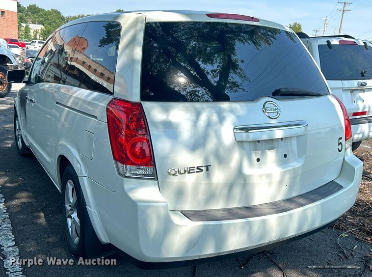 image for item MH9002 2008 Nissan Quest  van