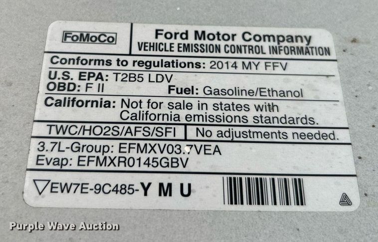 image for item MH9003 2014 Ford Taurus Police Interceptor