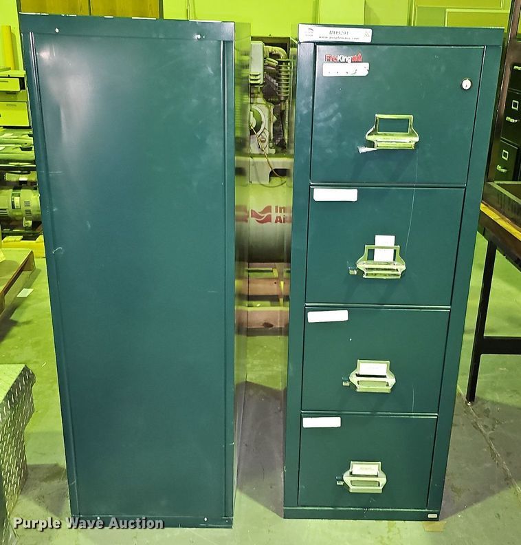 image for item MH9291 (2) Fire King file cabinets