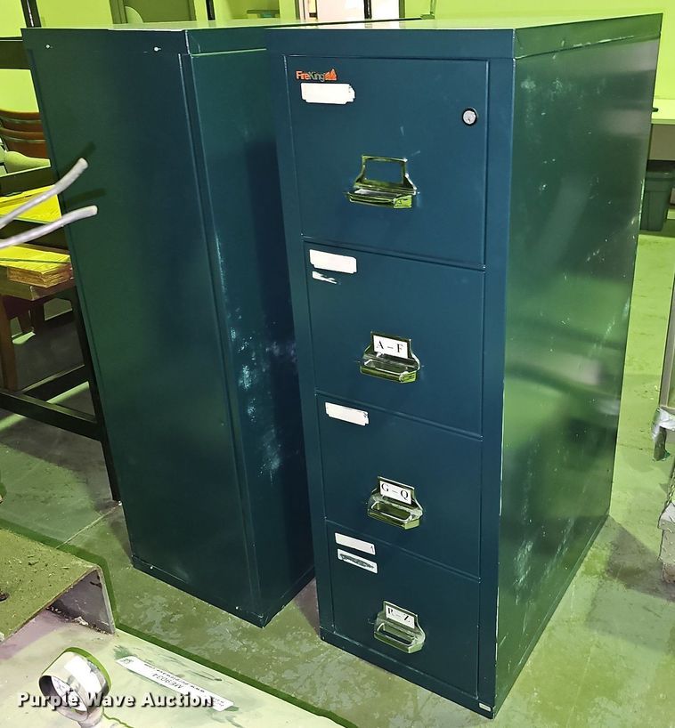 image for item MH9291 (2) Fire King file cabinets
