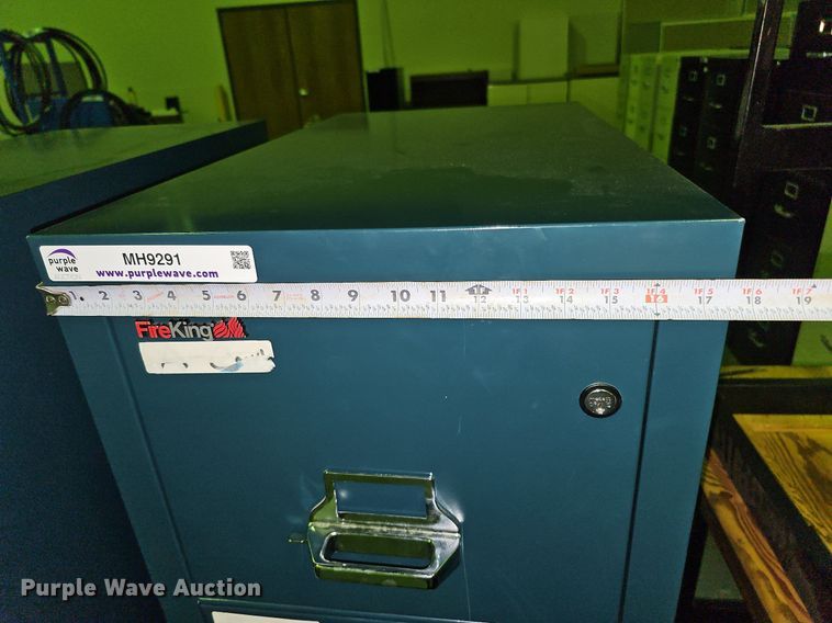 image for item MH9291 (2) Fire King file cabinets