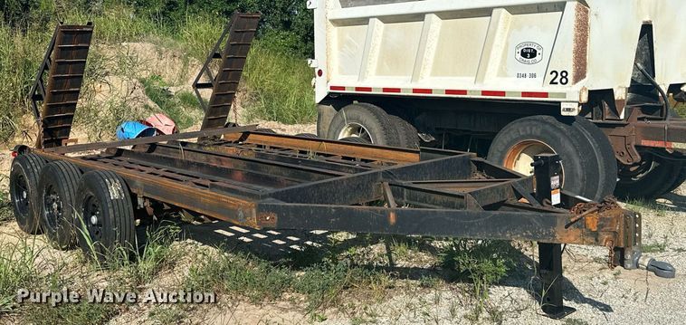 image for item ML9260 Shop built  equipment trailer