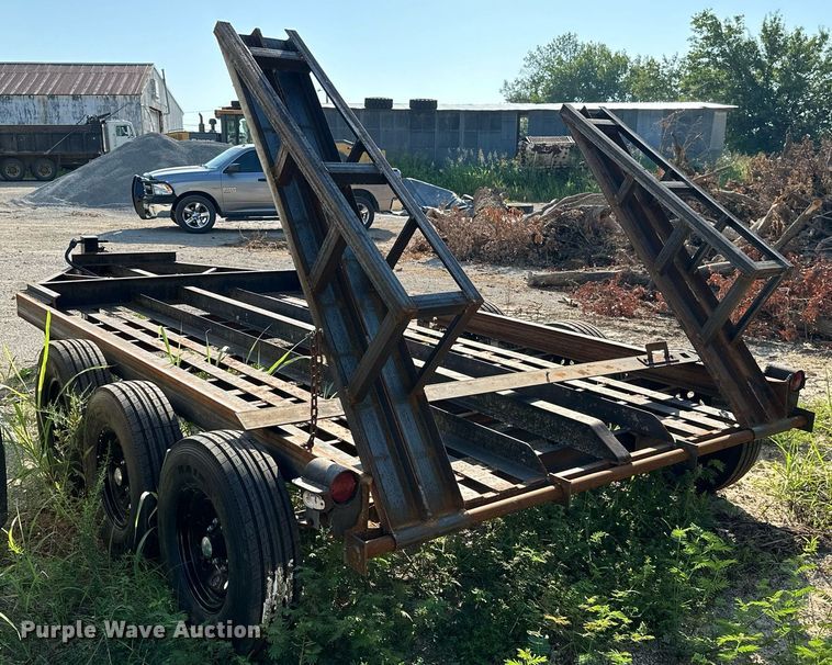 image for item ML9260 Shop built  equipment trailer