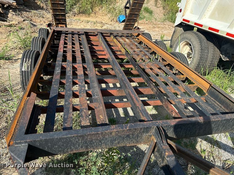 image for item ML9260 Shop built  equipment trailer