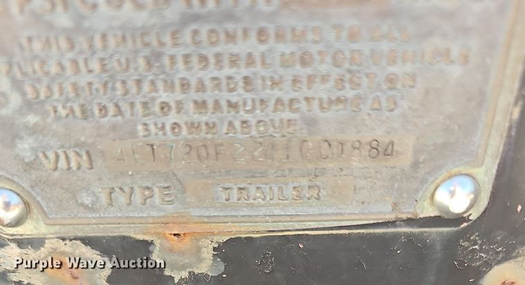 image for item MP9325 2004 Eagle  utility trailer