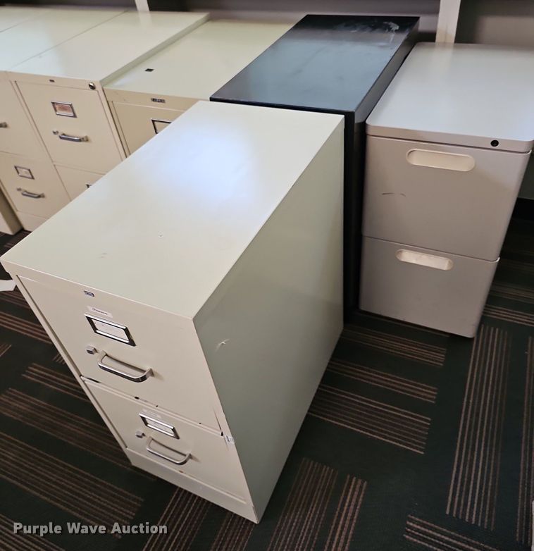 image for item MP9354 (8) 2 drawer file cabinets