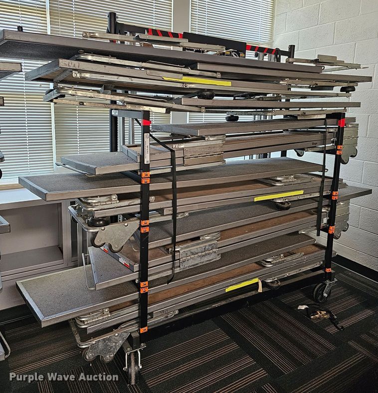 image for item MP9362 Stage risers with cart