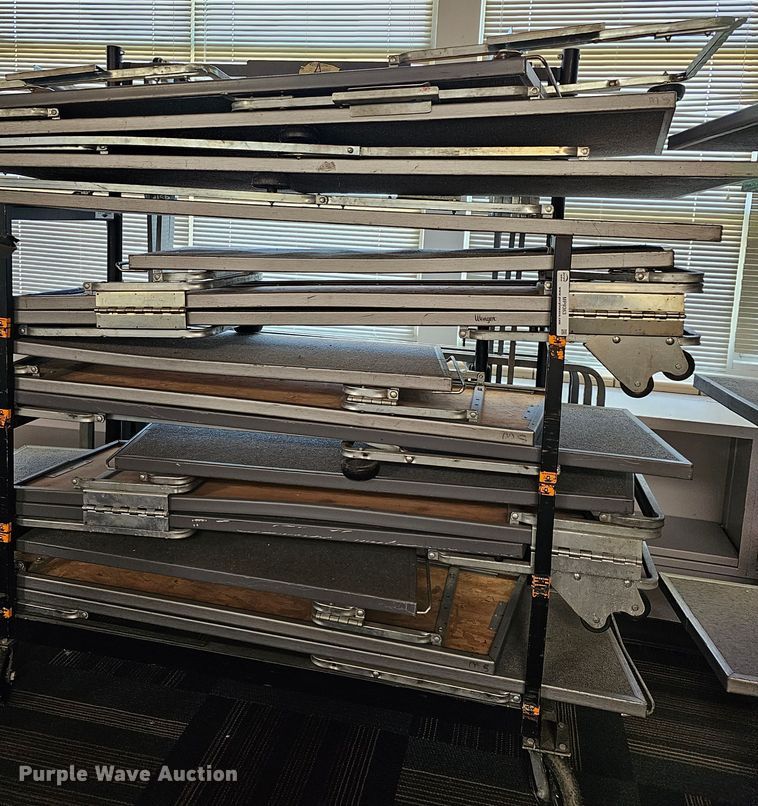 image for item MP9362 Stage risers with cart