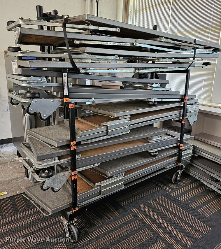 image for item MP9362 Stage risers with cart