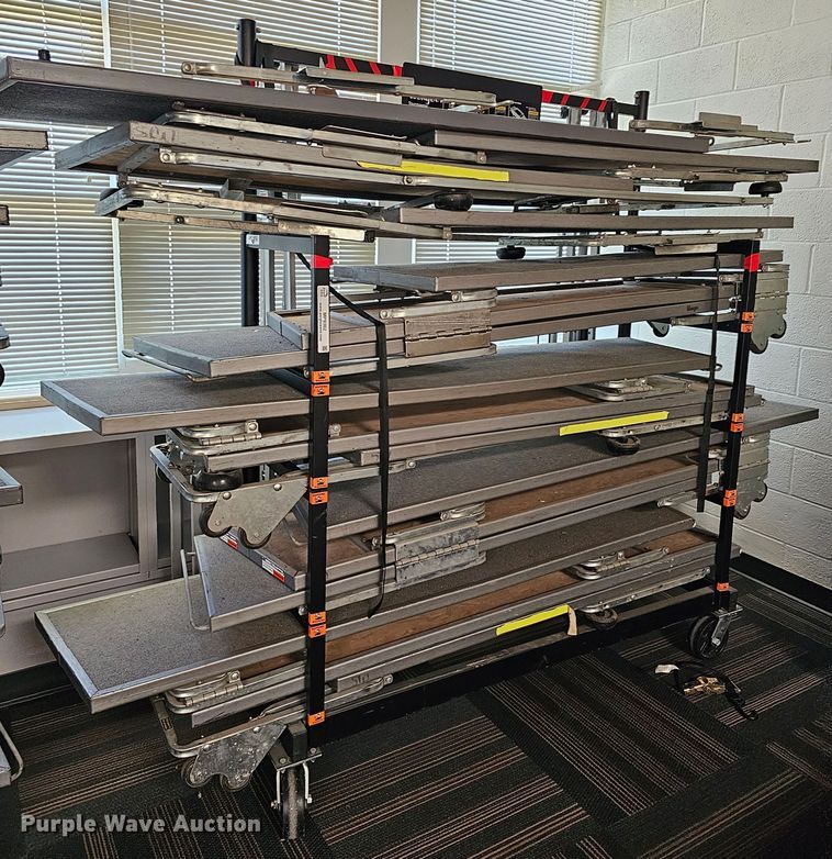 image for item MP9363 Stage risers with cart