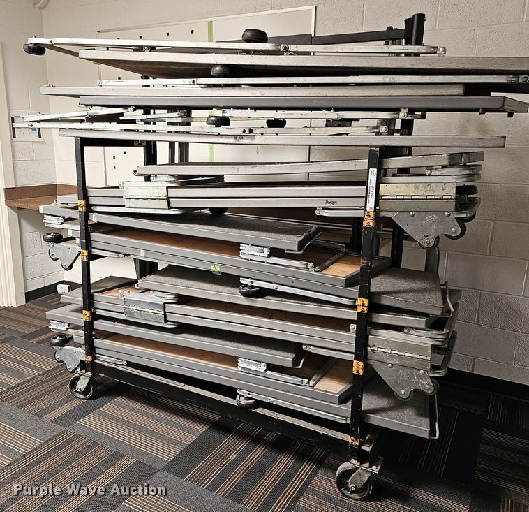 image for item MP9364 Stage risers with cart