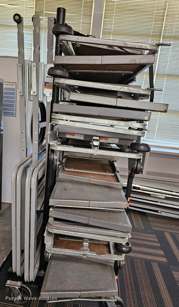 image for item MP9364 Stage risers with cart