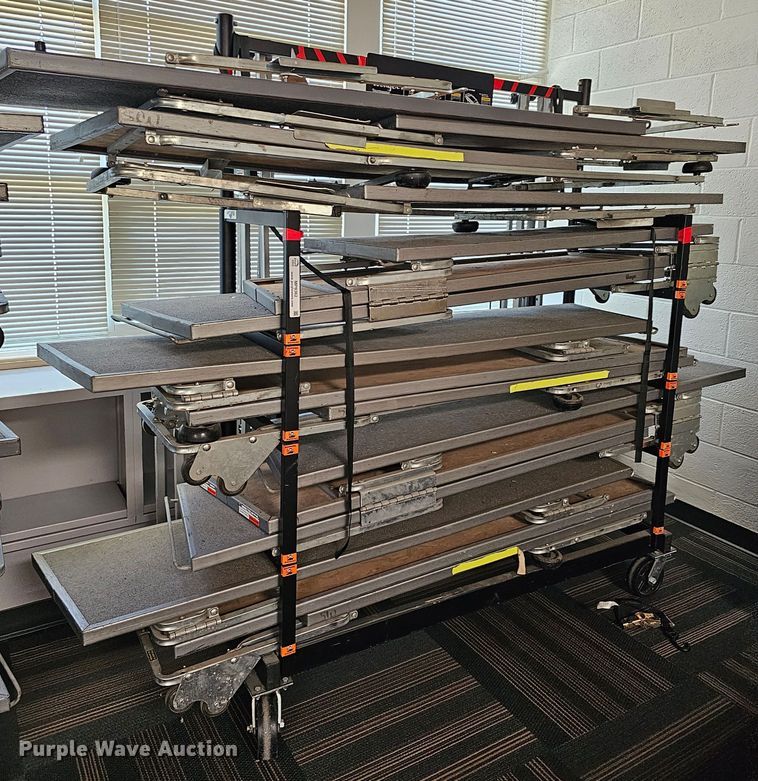 image for item MP9365 Stage risers with cart
