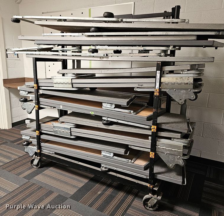 image for item MP9365 Stage risers with cart