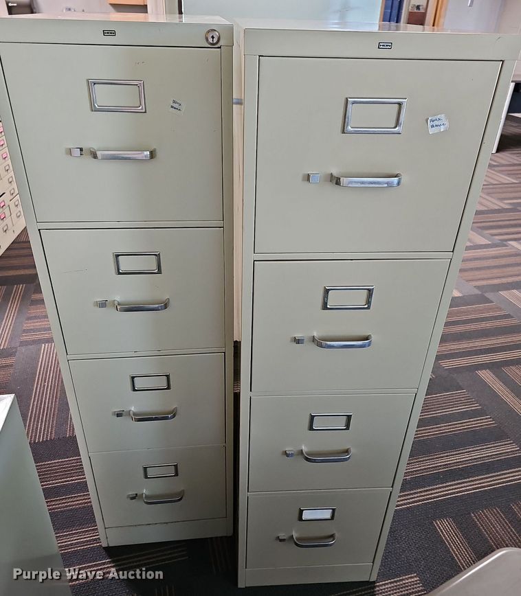 image for item MP9387 (8) metal file cabinets