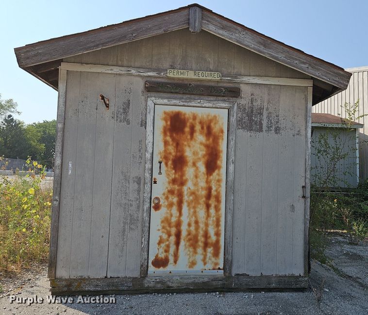 image for item MP9406 Wood storage shed