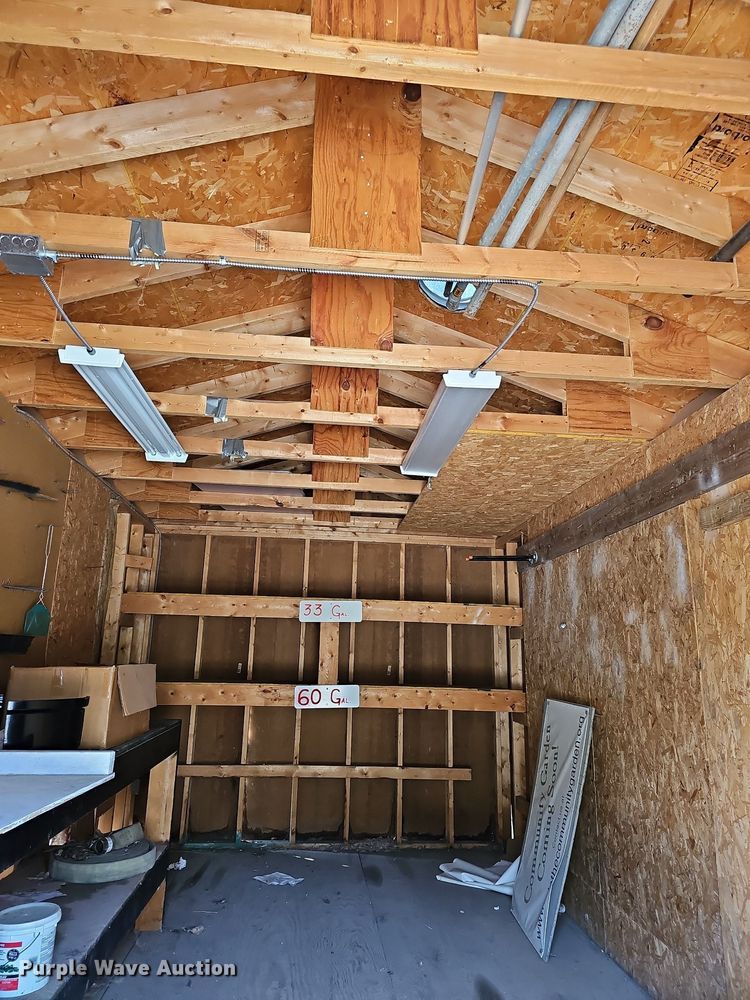 image for item MP9406 Wood storage shed