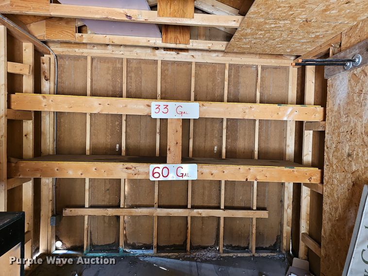 image for item MP9406 Wood storage shed