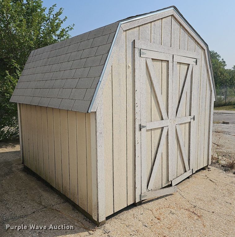 image for item MP9407 Wood storage shed