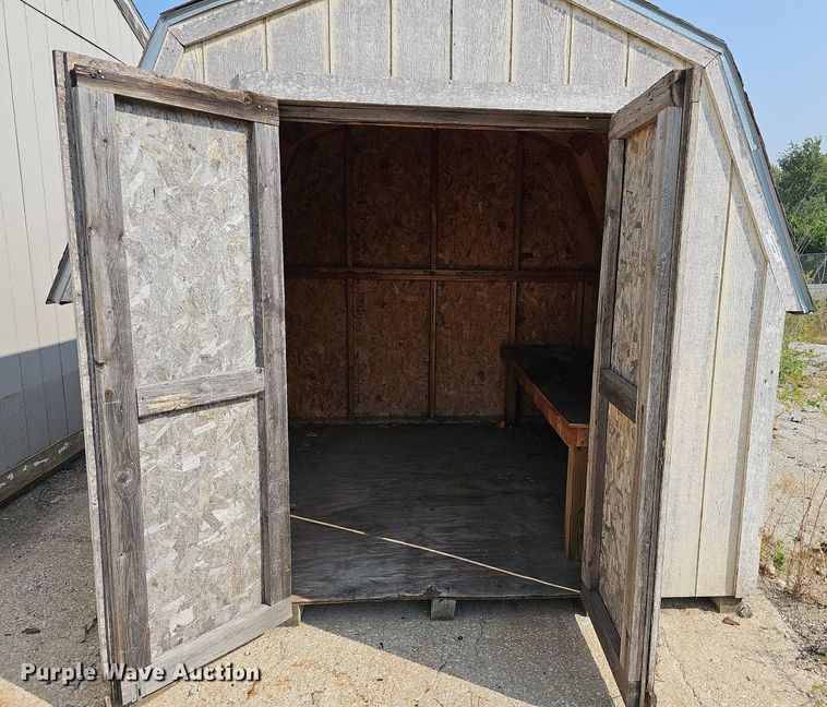 image for item MP9407 Wood storage shed