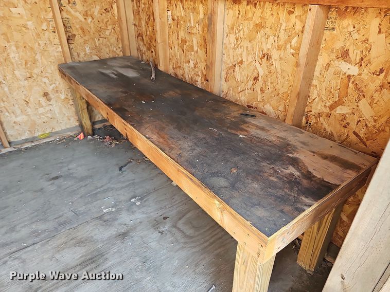 image for item MP9407 Wood storage shed