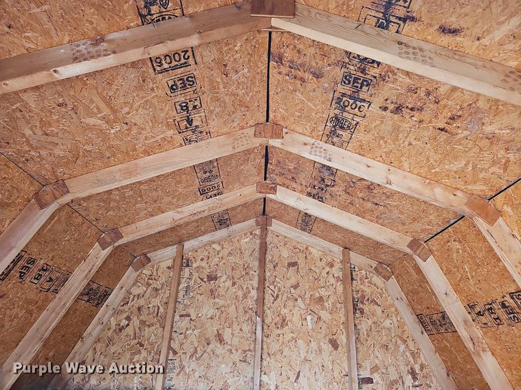 image for item MP9407 Wood storage shed