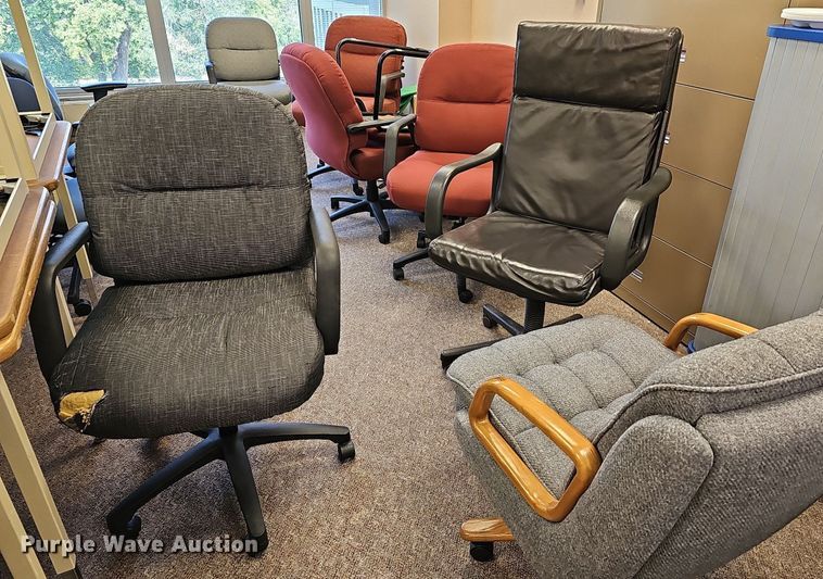 image for item MP9419 Approximately (33) assorted office chairs