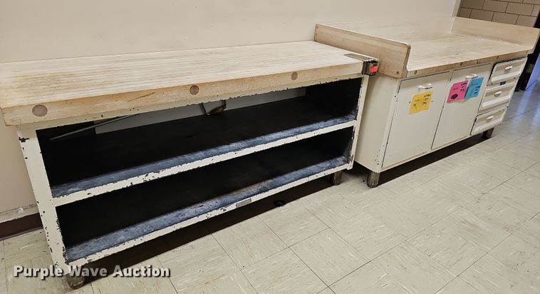 image for item MP9430 (2) butcher-block tables
