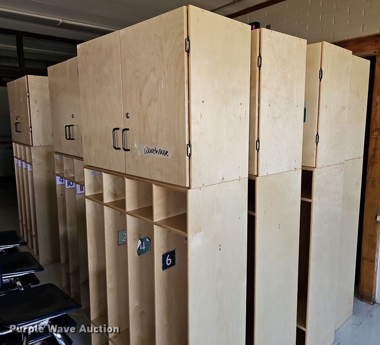 image for item MP9434 (24) wood cubbies