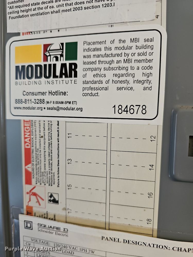 image for item MP9440 2008 Ramtech UHM32   modular classroom