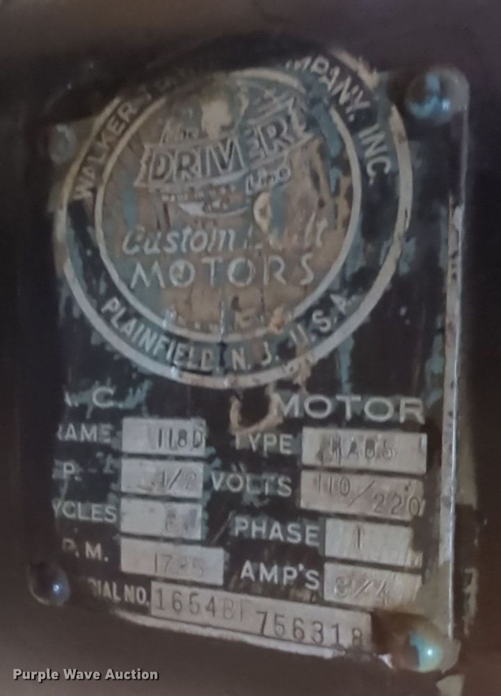 image for item MY9921 Walker-Turner Co.  drill press