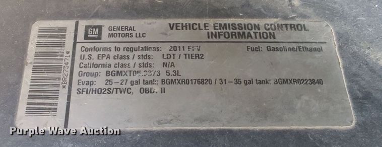 image for item MY9950 2011 Chevrolet Tahoe  SUV