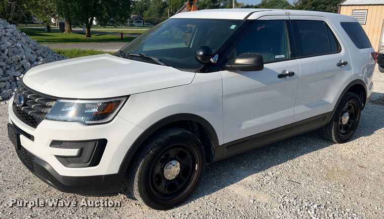 image for item NA9129 2018 Ford Explorer Police Interceptor  SUV