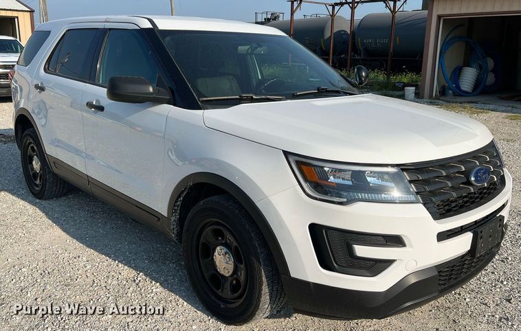 image for item NA9129 2018 Ford Explorer Police Interceptor  SUV