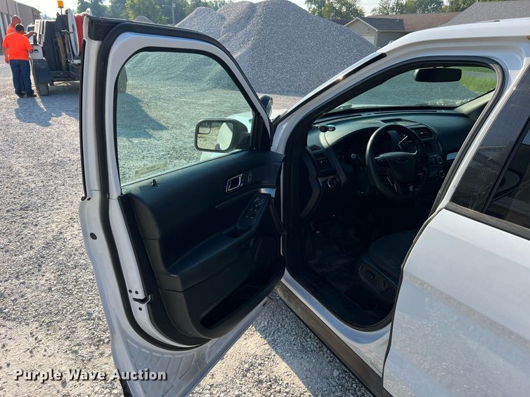 image for item NA9129 2018 Ford Explorer Police Interceptor  SUV