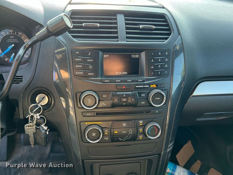 image for item NA9129 2018 Ford Explorer Police Interceptor  SUV