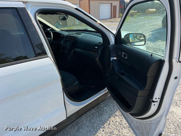 image for item NA9129 2018 Ford Explorer Police Interceptor  SUV