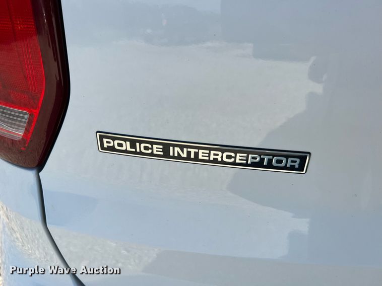 image for item NA9129 2018 Ford Explorer Police Interceptor  SUV