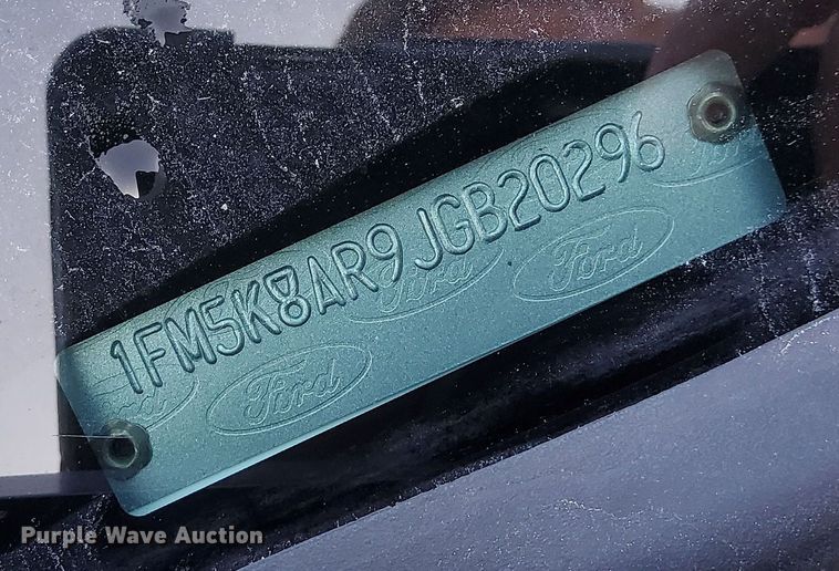 image for item NA9129 2018 Ford Explorer Police Interceptor  SUV