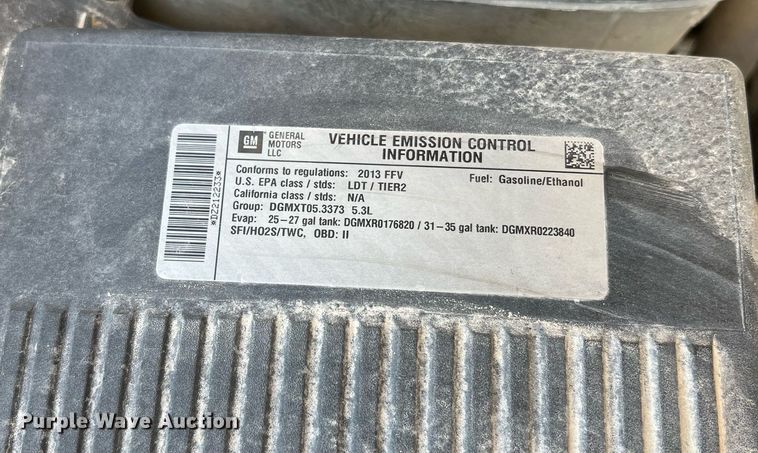 image for item NA9130 2013 Chevrolet Silverado 1500  Ext. Cab pickup truck