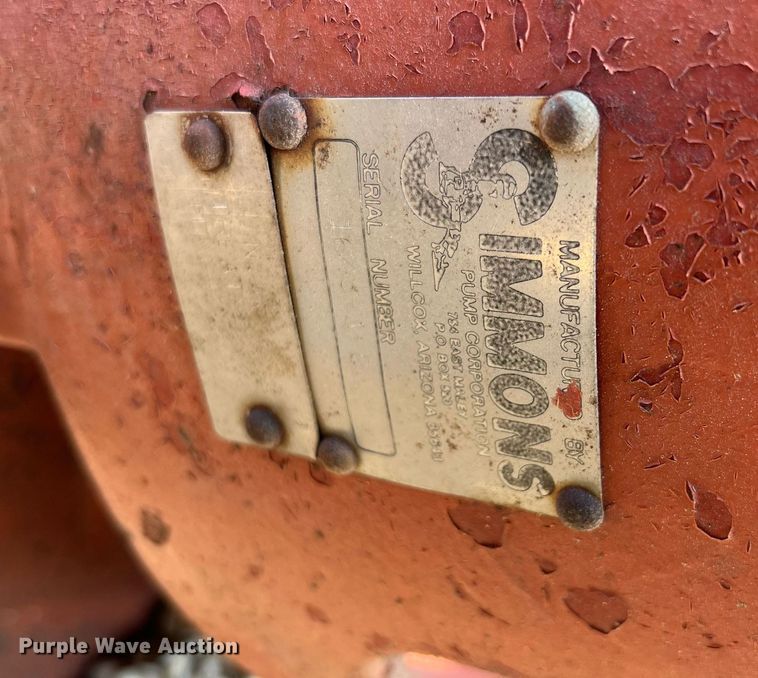 image for item NA9131 (4) simmons irrigation pumps